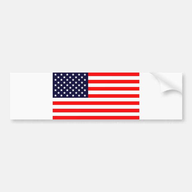 Autocollant De Voiture Drapeau USA (Devant)