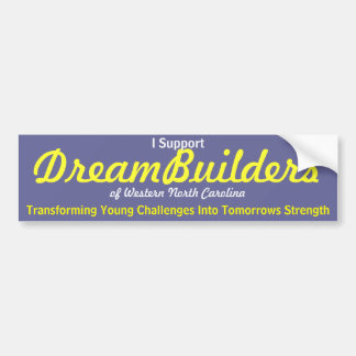 Autocollant De Voiture DreamBuilders,