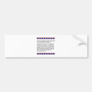 Autocollant De Voiture Droits de premier amendement