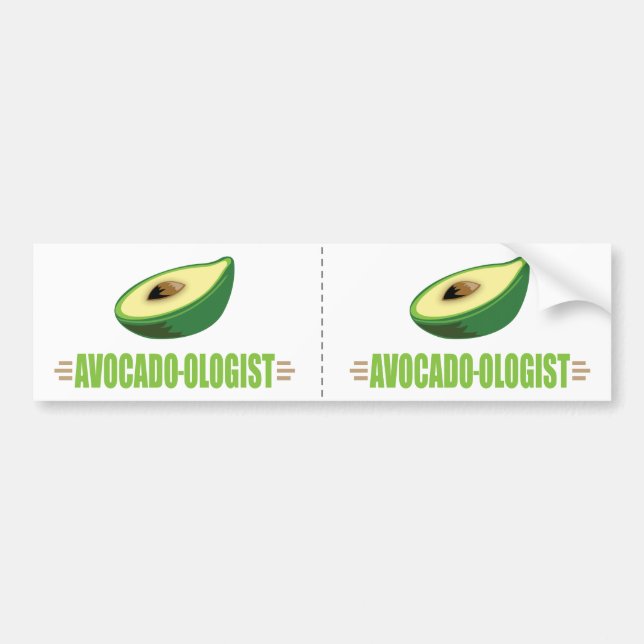 Autocollant De Voiture Drôle Avocado (Devant)