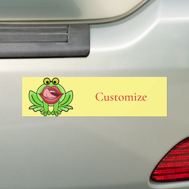 Autocollant De Voiture Drôle Embrasse Un Toad Thunder_Cove (En voiture)