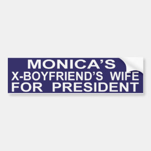 Autocollant De Voiture Drôle Hillary Clinton pour le président Sticker
