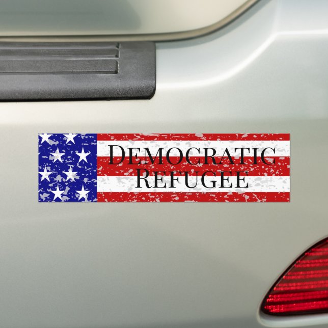 Autocollant De Voiture Drôle Républicain-Libertarien Résistance politique (En voiture)
