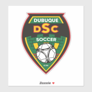Autocollant de voiture du club de football de Dubu