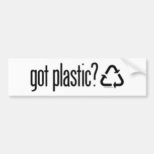 Autocollant De Voiture du plastique ?Panneau de recyclage