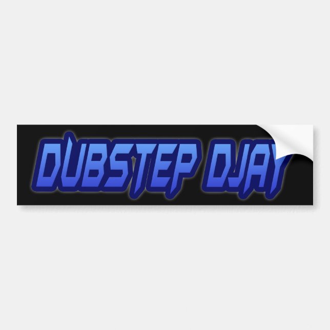 AUTOCOLLANT DE VOITURE DUBSTEP DJAY (Devant)