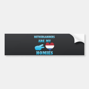 Autocollant De Voiture Dutchs sont mon Homies