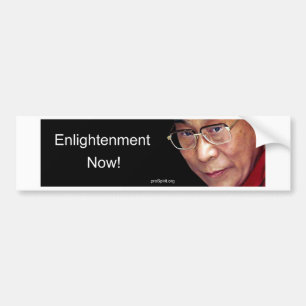 Autocollant De Voiture Éclaircissement maintenant ! - Dalai Lama
