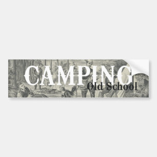 Autocollant De Voiture École campante de PIÈCE EN T vieille