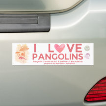 ÉCONOMISER PANGOLINS Edition spéciale Bumper Stick