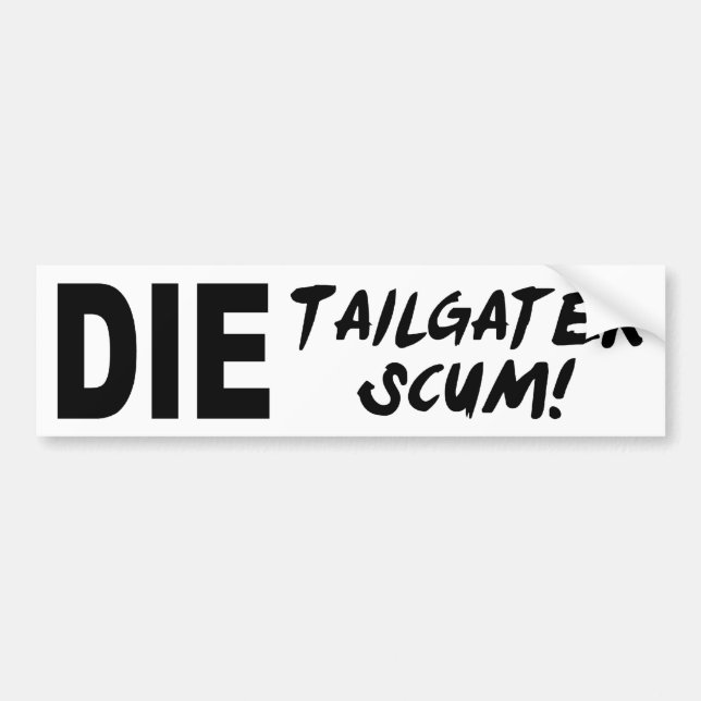 Autocollant De Voiture Écume de Tailgater (Devant)