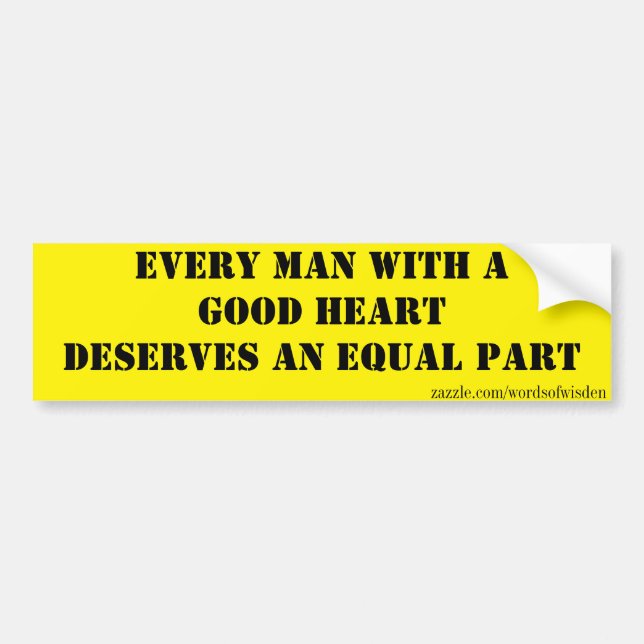 Autocollant De Voiture Égalité (Devant)