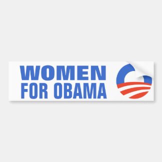 Autocollant De Voiture Égalité de salaires de femmes pour Obama 2012