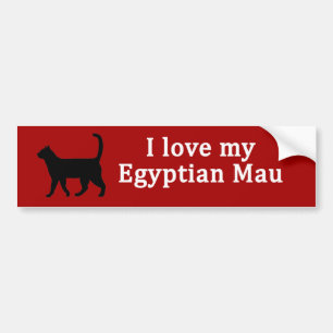 Autocollant De Voiture Egyptien Mau Love