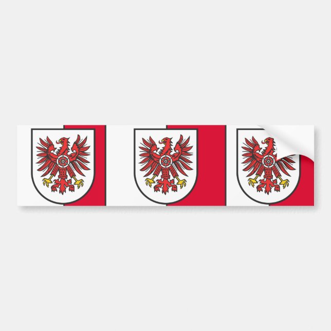 Autocollant De Voiture Eichsfeld, Allemagne (Devant)