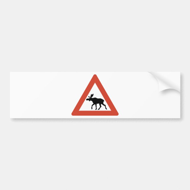 Autocollant De Voiture Élans norvégiens (Devant)