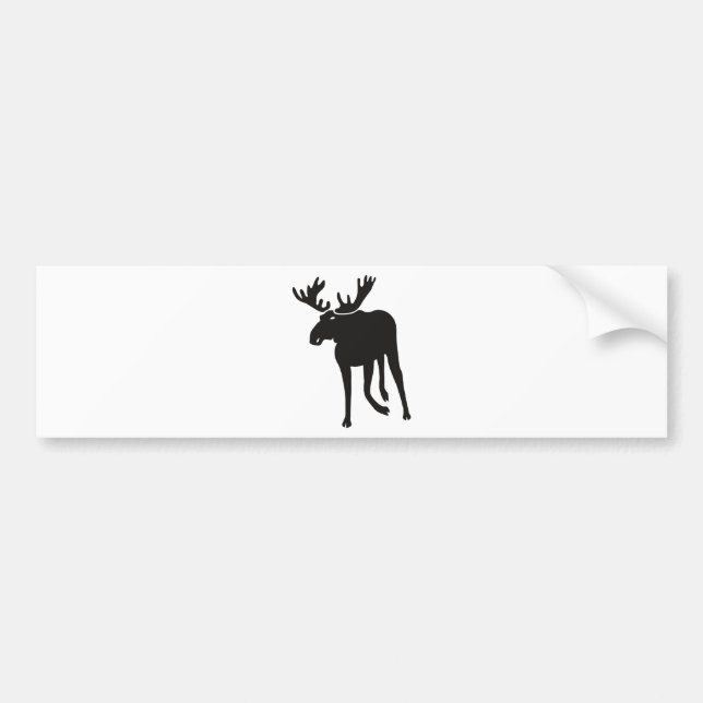 Autocollant De Voiture Elch moose elk des antler sweden (Devant)