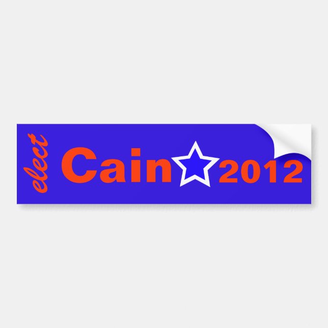 Autocollant De Voiture Elect Cain 2012 (Devant)