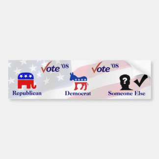 Autocollant De Voiture Élection 2008