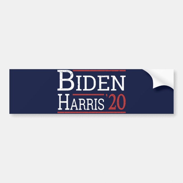 Autocollant De Voiture Election 2020 - Biden Harris I (Devant)