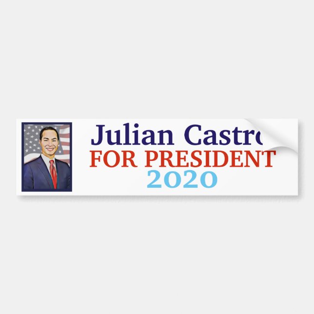 Autocollant De Voiture Élection présidentielle de 2020 Julian Castro (Devant)