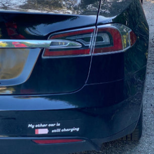 Autocollant De Voiture Electric Cars, meh! Bumper Sticker