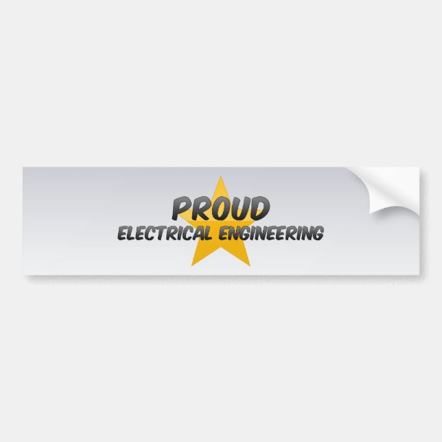 Autocollant De Voiture Électrotechnique fière (Devant)