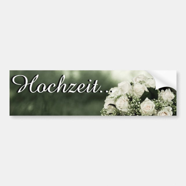 Autocollant De Voiture Elegant Wedding Invitations (Devant)