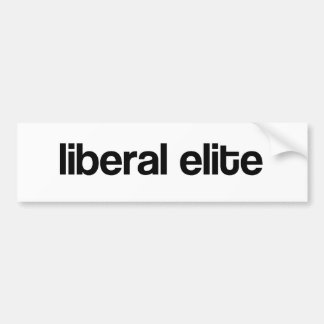 Autocollant De Voiture Élite libérale