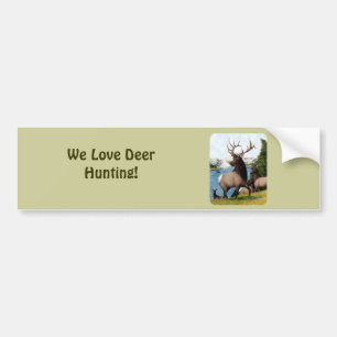 Autocollant De Voiture Elk Wapiti