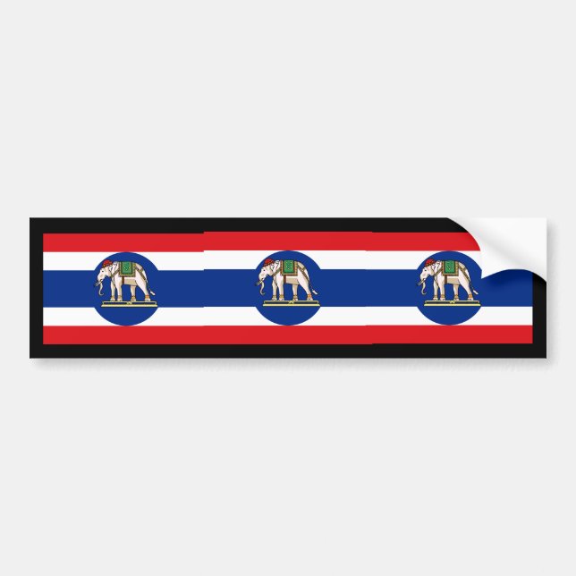 Autocollant De Voiture Embassador   Thaïlande, Thaïlande (Devant)