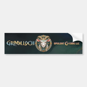 Autocollant De Voiture Emblème de chèvre de Grimmloch Jeu de rôle fantast