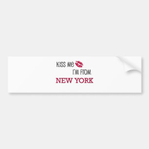 Autocollant De Voiture Embrassez-moi que je suis de NEW YORK