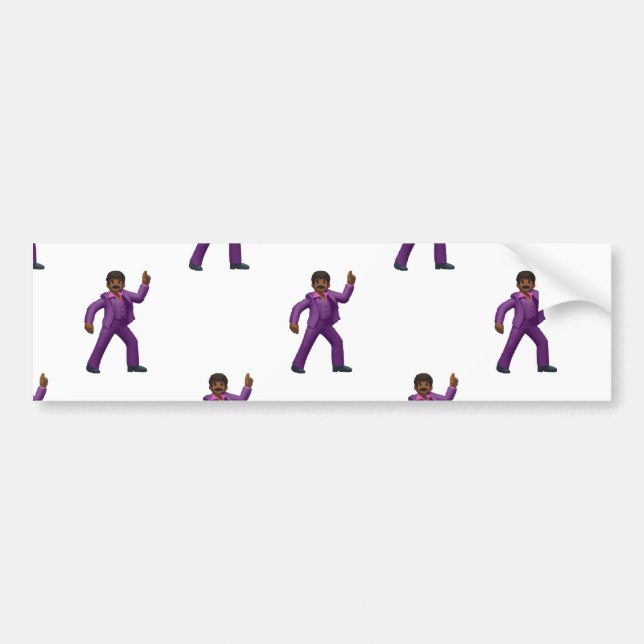 Autocollant De Voiture Emoji Dancing Man (Devant)