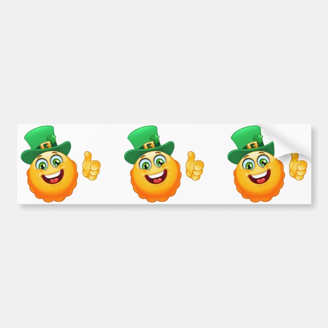 Autocollant De Voiture emoji lutin (Devant)