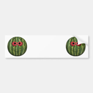 Autocollant De Voiture Emoticon de pastèque