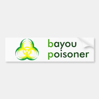 Autocollant De Voiture empoisonneur de bayou de fleur de biohazard