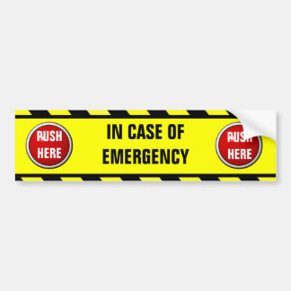 Autocollant De Voiture en coque d'urgence