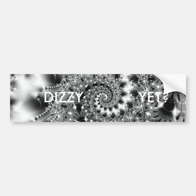 AUTOCOLLANT DE VOITURE ENCORE DIZZY ? (Devant)
