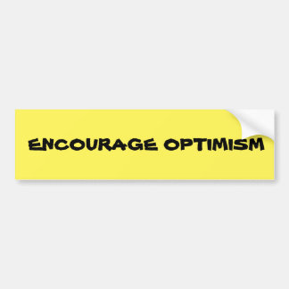 Autocollant De Voiture Encourager l'optimisme