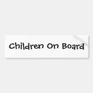 Autocollant De Voiture Enfants à bord
