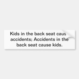 Autocollant De Voiture Enfants dans les accidents de cause de siège