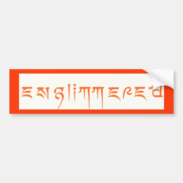 Autocollant De Voiture Englimmered (Devant)