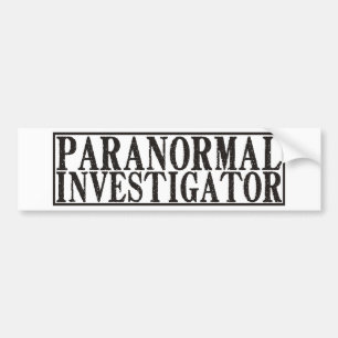 Autocollant De Voiture Enquêteur paranormal