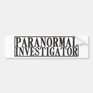 Autocollant De Voiture Enquêteur paranormal