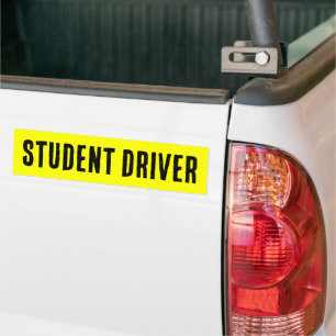 Autocollant De Voiture Enseignement des conducteurs d'avertissements pour
