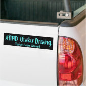Autocollant De Voiture Entraînement de TDAH Otaku - vous avez été avertis (On Truck)
