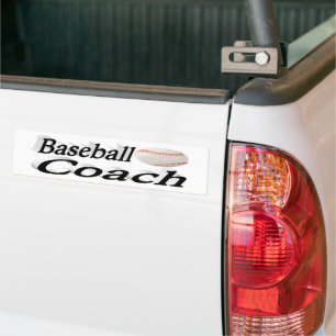 Autocollant De Voiture Entraîneur de baseball