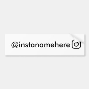 Autocollant De Voiture entreprise instagram social media business