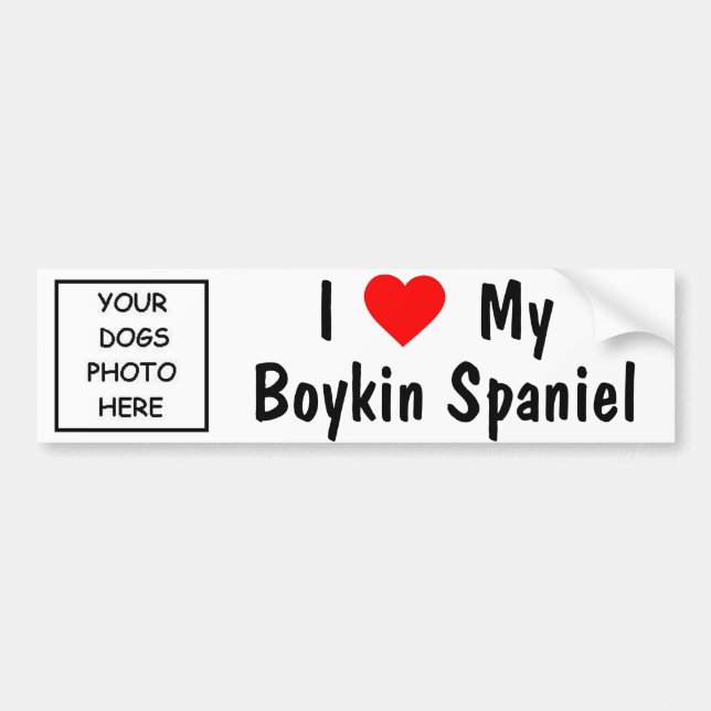 Autocollant De Voiture Épagneul de Boykin (Devant)